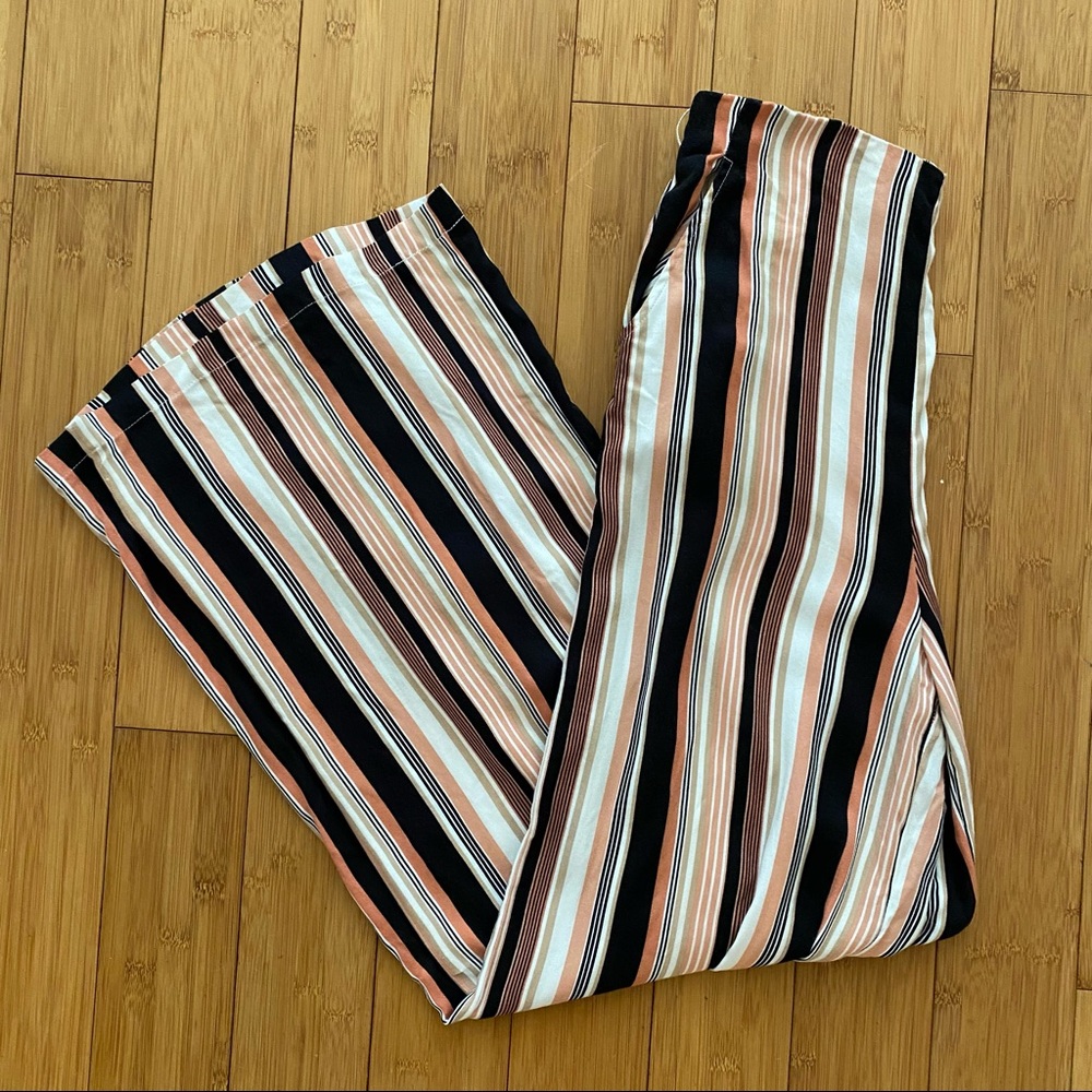Striped Wide Leg pants